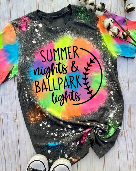 Summer Nights & Ballpark Lights Tee