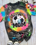 Soccer Mom Tie-Dye Casual Short Sleeve T-Shirt