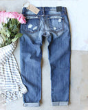 SOFTBALL RIPPED JEANS