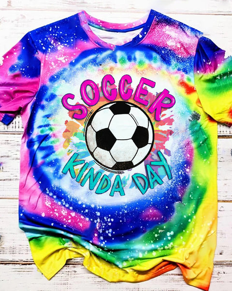 Soccer Mom Leopard Print Casual T-Shirt