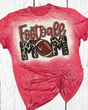 Football Mom Bleached Shirt