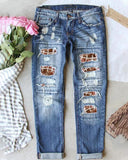 Basketball Printed Jeans