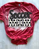 Soccer Mom Bleached Sublimated Tee