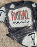 Football Mom Bleached Shirt