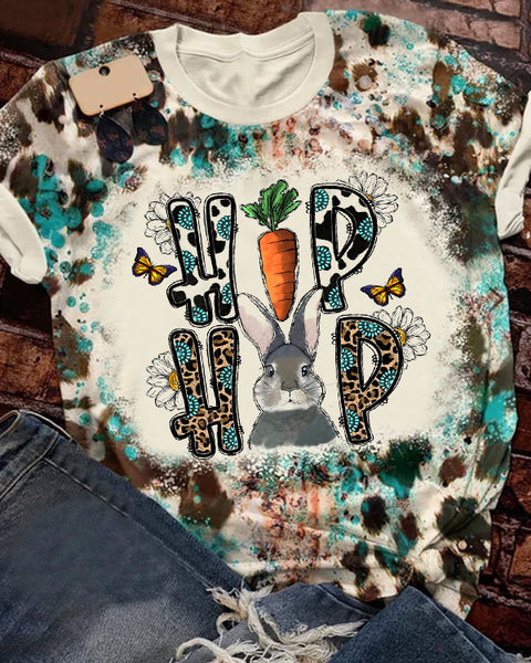 Happy Easter Hip Hop Leopard T-Shirt