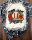 Home Runs Season Bleached Shirt