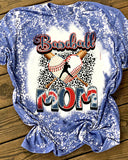 Baseball Mom Bleached T-Shirt