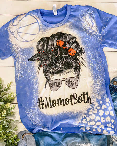 Mom of Both Bleached T-Shirt
