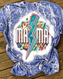 Mama Bleached Printed T-Shirt