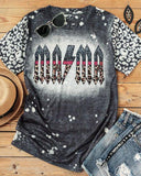 Mama Leopard Bleached Shirt