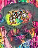 Peace Love Baseball  Tee