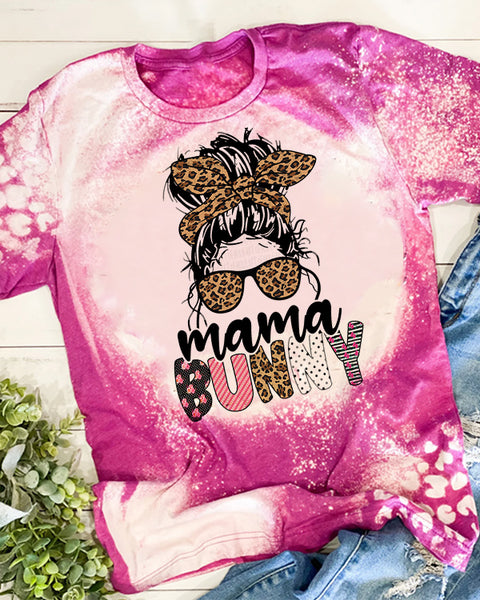 Mama Bunny Bleached Tshirt