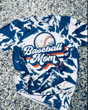 Baseball Mom Bleached T-Shirt