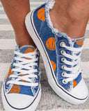 Basketball Printed Canvas Shoes