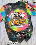 My heart is on that Field Softball Tee