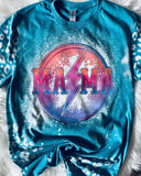 Mama Lightning Bleach Print T-shirt