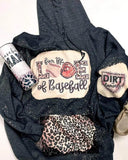 Baseball Bleached Hoodie Sweatshirt