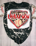 Baseball Mom Bleached T-Shirt