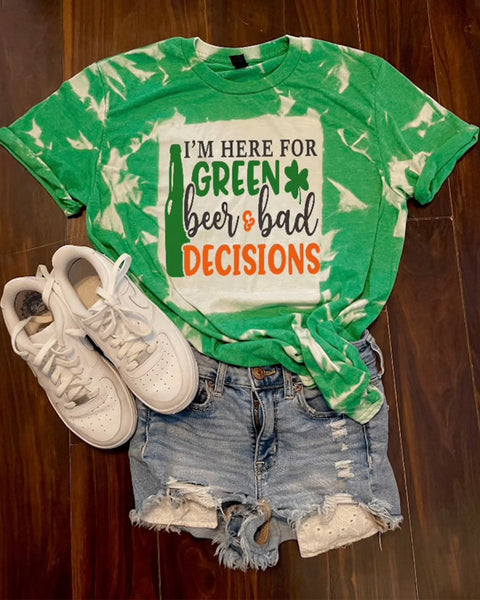 Bleached Saint Patrick’s Day Shirt