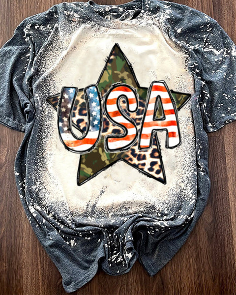 USA Bleached Shirt