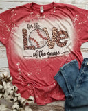 Bleached baseball fan shirt