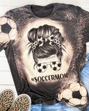 Soccer Mom  Bleached T-shirt