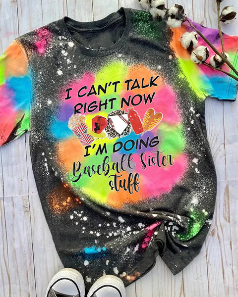 I Can't Right Now I'm Busy Doing Baseball Shirt 
