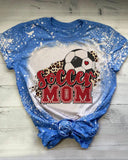 Soccer Mom Bleached Casual Short Sleeve T-shirt