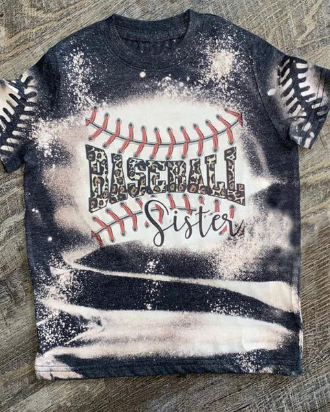 Baseball Sister Bleached Shirt