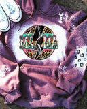 MAMA Leopard Print Hooded Comfort Sweatshirt