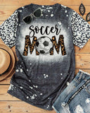 Soccer Mom Bleached Print T-shirt