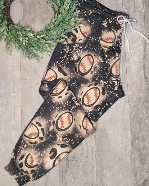 Baseball Printed Casual Pants