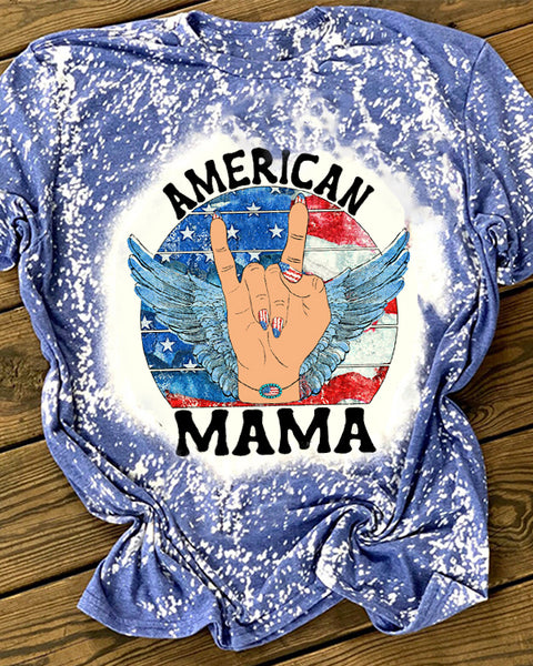 American Mama Bleached T-Shirt