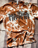 Mama Leopard Bleach Print T-Shirt
