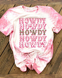 Howdy Bleached T-shirt