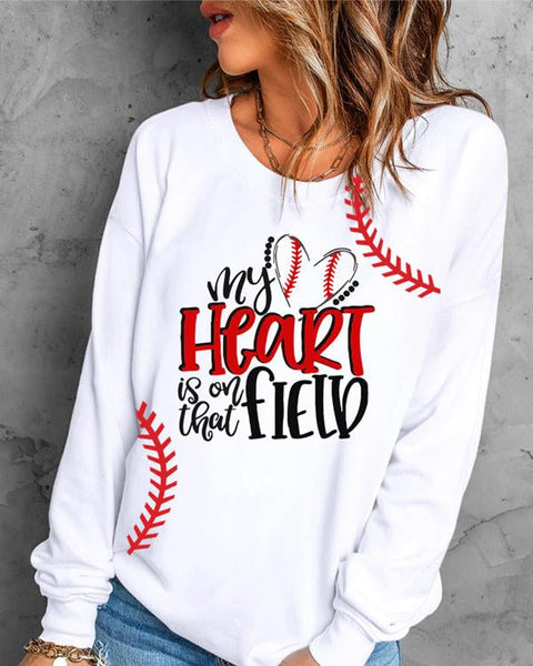Baseball Mom Long Sleeve Top