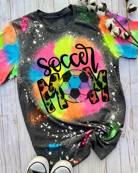 Soccer Mom Print T-Shirt