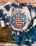 Let Freedom Ring Bleached Shirt