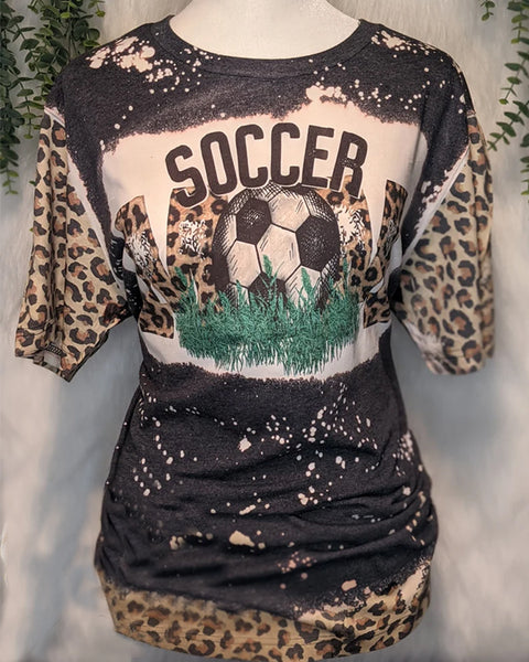 Soccer Mom Bleached Tee