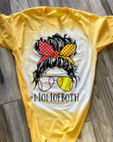 Mom Of Both Head Print Shirt