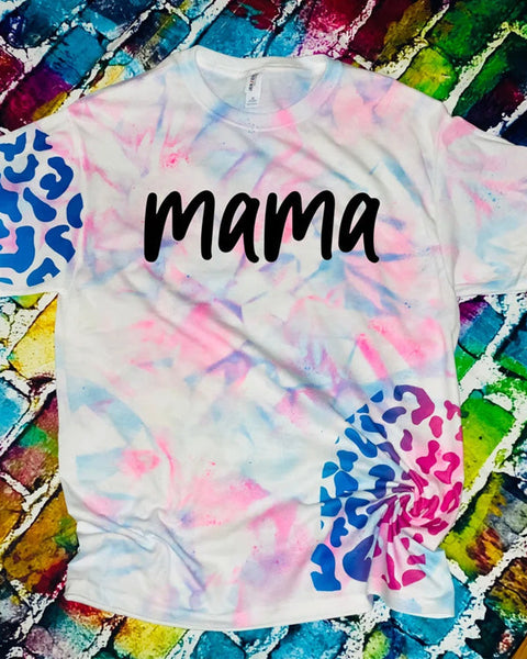 Mama Bleached Print T-shirt
