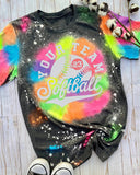 Softball Team Print Comfort T-Shirt