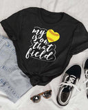 SOFTBALL BLACK T-SHIRT