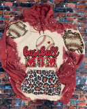 Baseball Mom Hooded Comfort Sweatshirt