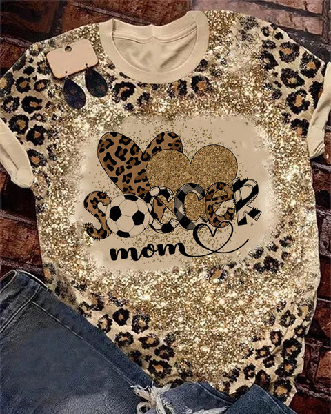 Soccer Mom Bleached Tee