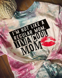 I'M A Cool Mom Bleach Print T-shirt