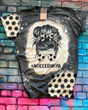 Soccer Mom Bleached Tee