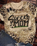 Soccer Mom With Leopard Print Tee