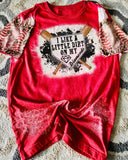 I Like A Little Dirt On My Diamonds Bleached T-Shirt