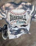 Baseball Mom Printed T-Shirt